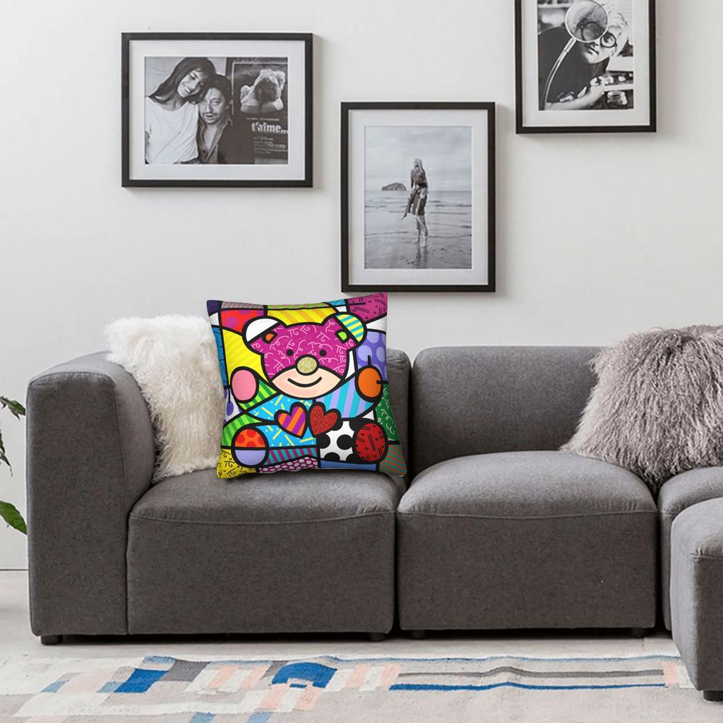 Pillow Case Brittos Art Rabbit Dog Heart Jesus Comfy Pillow Cover For Wedding Party Home Decor Vintage Pillowcases
