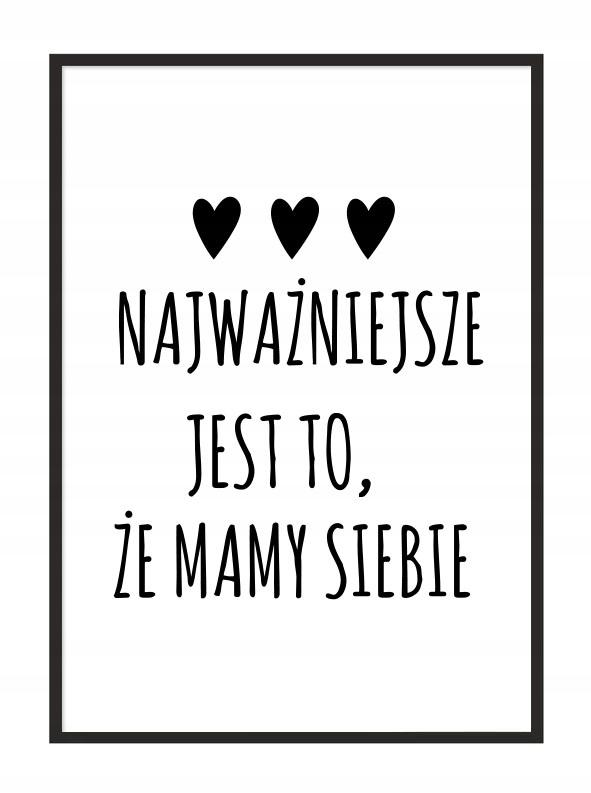 Obraz plakat w ramie 33x43 cm rodzina p036