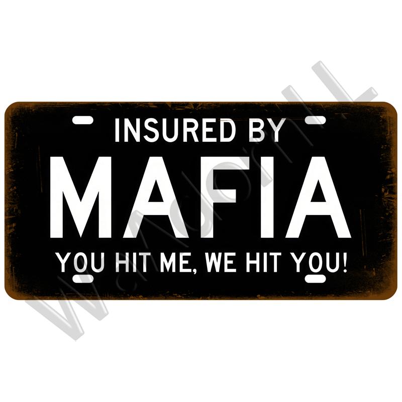 Городской штат Винтаж жестяная вывеска жесть пластина ретро металлический знак плакат для бара паба клуба мужская пещера гараж настенное украшение арт декор