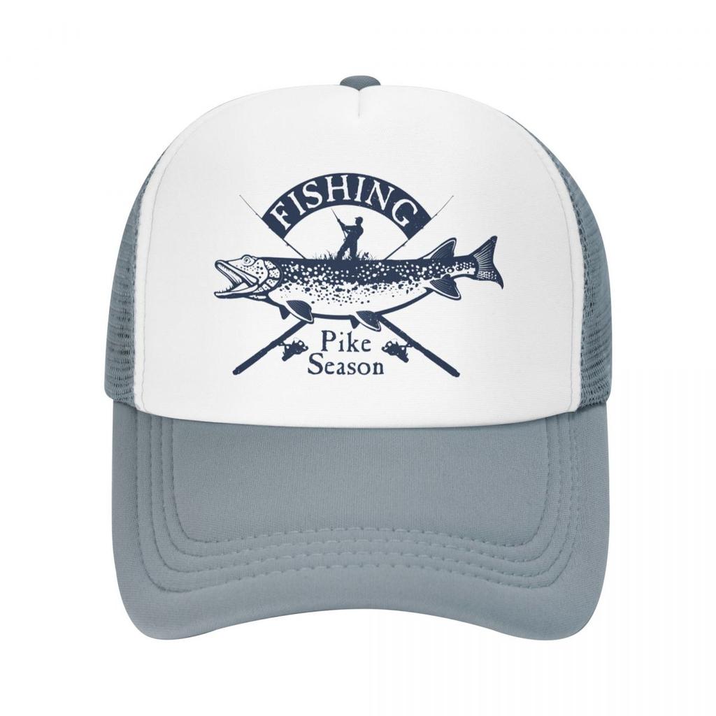 Панк унисекс щука рыбалка дальнобойщик шляпа для взрослых рыбак рыба регулируемая бейсболка WoUnisex унисекс на открытом воздухе