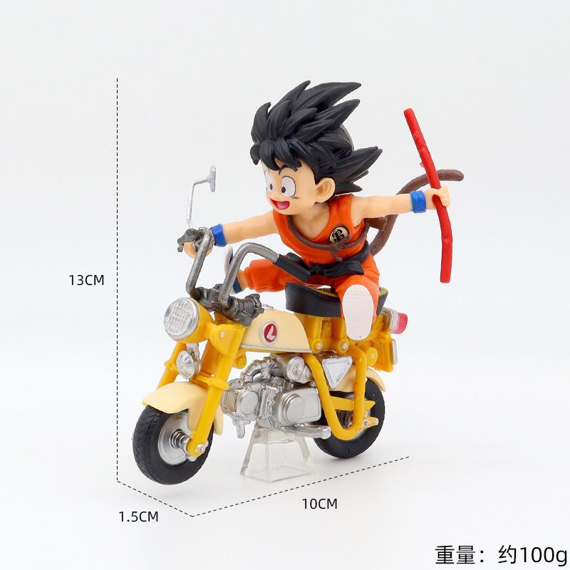 Аниме Dragon Ball Z Фигурка Аниме Сон Гоку Мастер Роши Локомотивы ПВХ Действие Каме Сеннин Мотоцикл Игрушки Модель Коллекционера Подарки