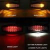 Universal Motorcycle LED Taillights 12V Rear Brake Stop Tail Lamp Durable License Lamp  Motor Bike