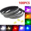 100Pcs 1206 SMD SMT 20MAH LED Chip White Red Green Blue Yellow Pink Orange Super Bright DIY Led Lamp Light-emitting Diode Patch