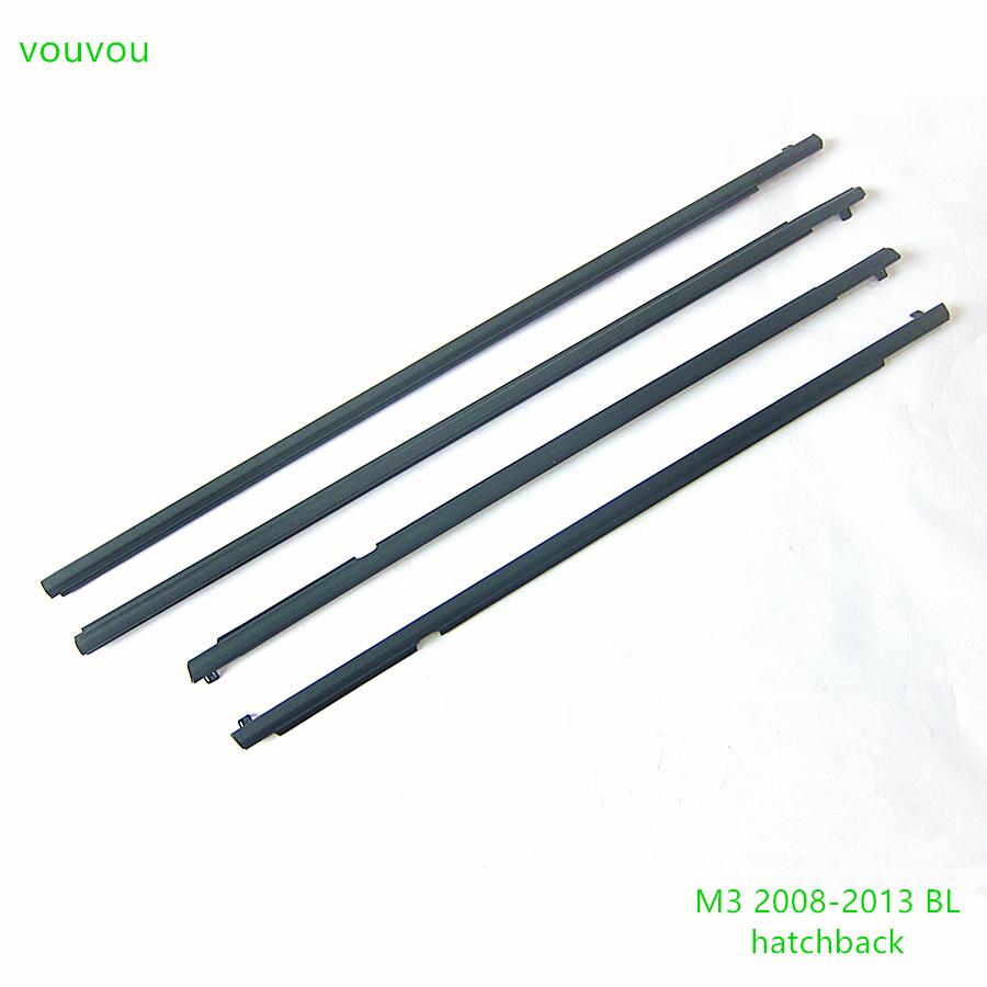 Car accessories body parts 50-640A outer door glass window tape for Mazda 3 2008-2013 BL 5 door hatchback