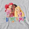 Disney Princess Childrens/Kids Be True, Be You Ariel Moana Rapunzel Heather Hoodie