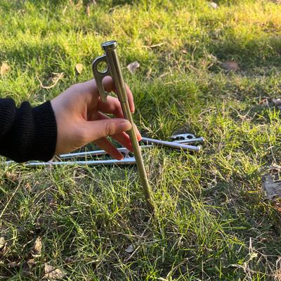 20/25/30/35/40СМ Колышек для палатки из нержавеющей стали Сверхпрочный Для активного отдыха, пешего туризма, кемпинга, палатки, тента, навеса Ветрозащитный Земляной шип Гвоздь Металлический колышек для палатки