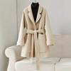 Cashmere Coat for Women Short Small Size Spring and Autumn New Wool Jacket Lace Cover