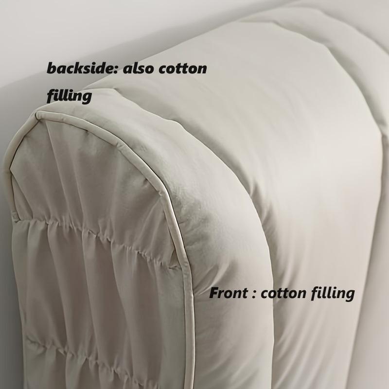 Luxury All-inclusive Thicken Quilted Headboard Cover Technology Cloth Bed Head Cover Solid Color Dust Protector Cover Easily Clean Headboard Cover