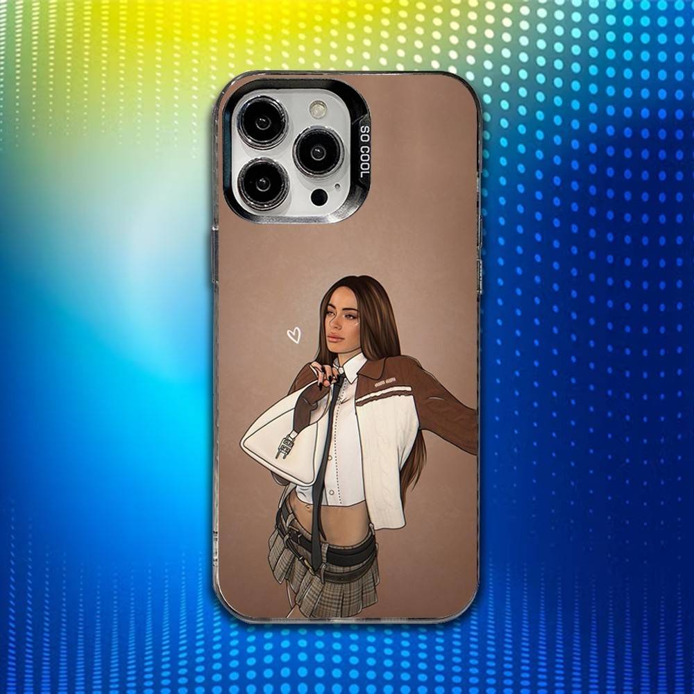 Чехол для телефона T-Tini S-Stoessel Singer для iPhone 16,15,14,13,12,11,Mini,Pro,SE,MAX Белый Матовый Ударопрочный Чехол