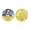 Cartoon Anime Gold Plated Badge Collection Gift Commemorative Coin
