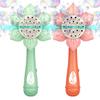 Electric Sunflower Bubble Maker Wand 23 Holes Flower Shape Kids Handheld Automatic Bubble Blower Machine Toy Boys Girls Birthday Gift