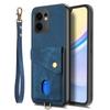 Для Oppo Reno13 F 5G (Reno 13 FS 5G)/Чехол для 4G с держателем для карт и подставкой Кожаная задняя крышка для телефона