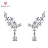Luxury Women's Dangle Earrings With Brilliant Cubic Zirconia Wedding Engagement Party Fashion Accessories Exquisite Gift