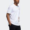 Adidas T Shirts Men's White Crew Neck Moderate Straight Fit GU6287