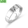 Wholesale Unisex Star Pendant Rings For Men Women Stainless Steel Classic Adjustable Open Ring Gift For Friend Female Jewelry