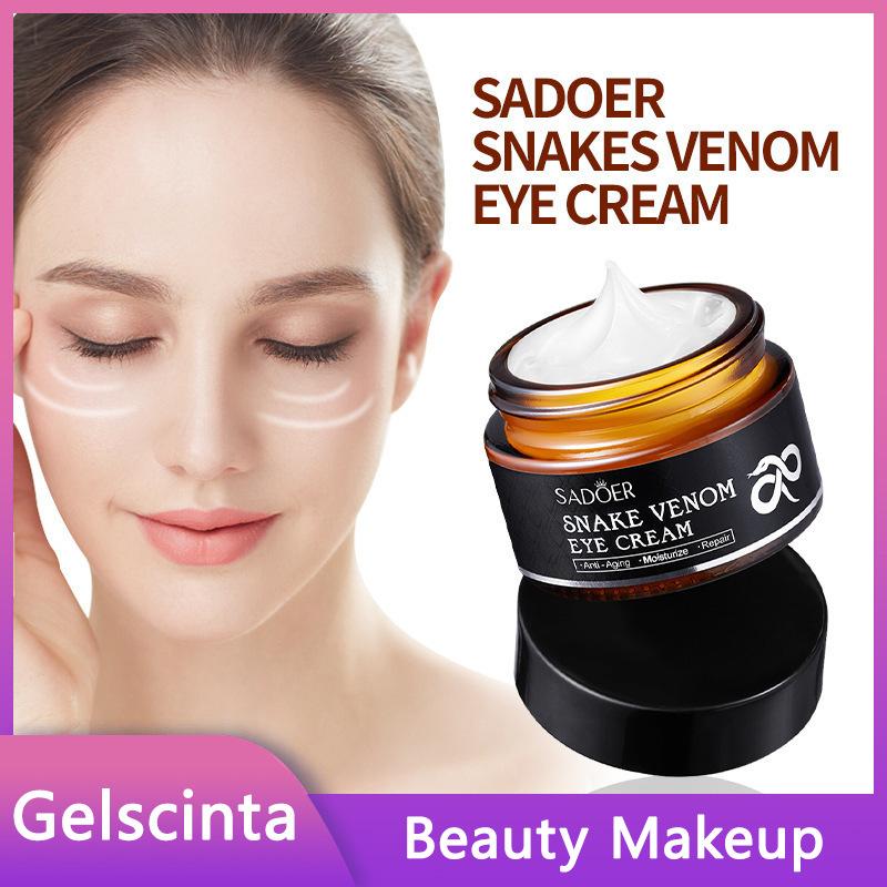 SADOER Укрепляющий многофункциональный крем для глаз с пептидами змеиного яда и отечностью глаз и тонкими линиями