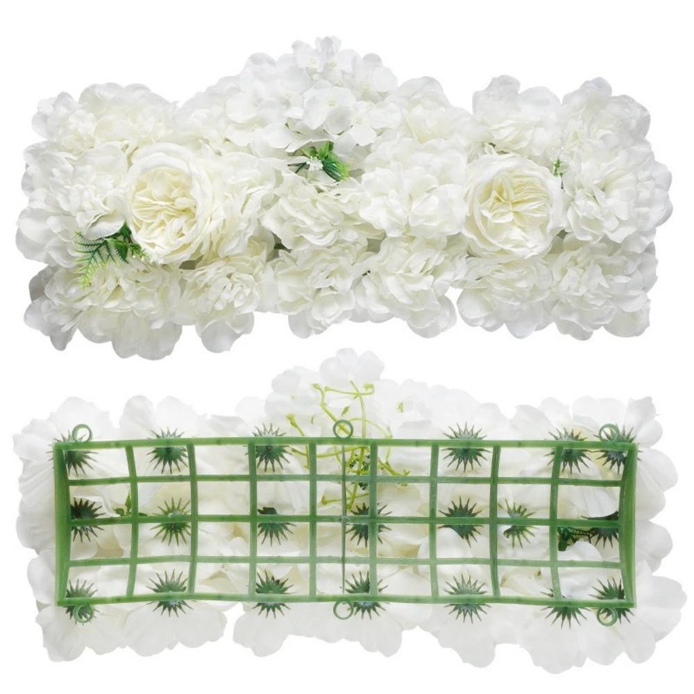 3D Artificial Flower Wall Panel DIY Arched Door Flower Row Wedding Road Lead  Garlands Accessories