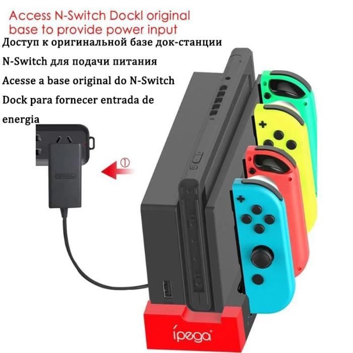 Chargeur de batterie de contrôle pour Nintendo Switch Joy Con Joycon Console de chargement