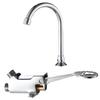 Commercial Foot-Operated Single Cold Basin Faucet