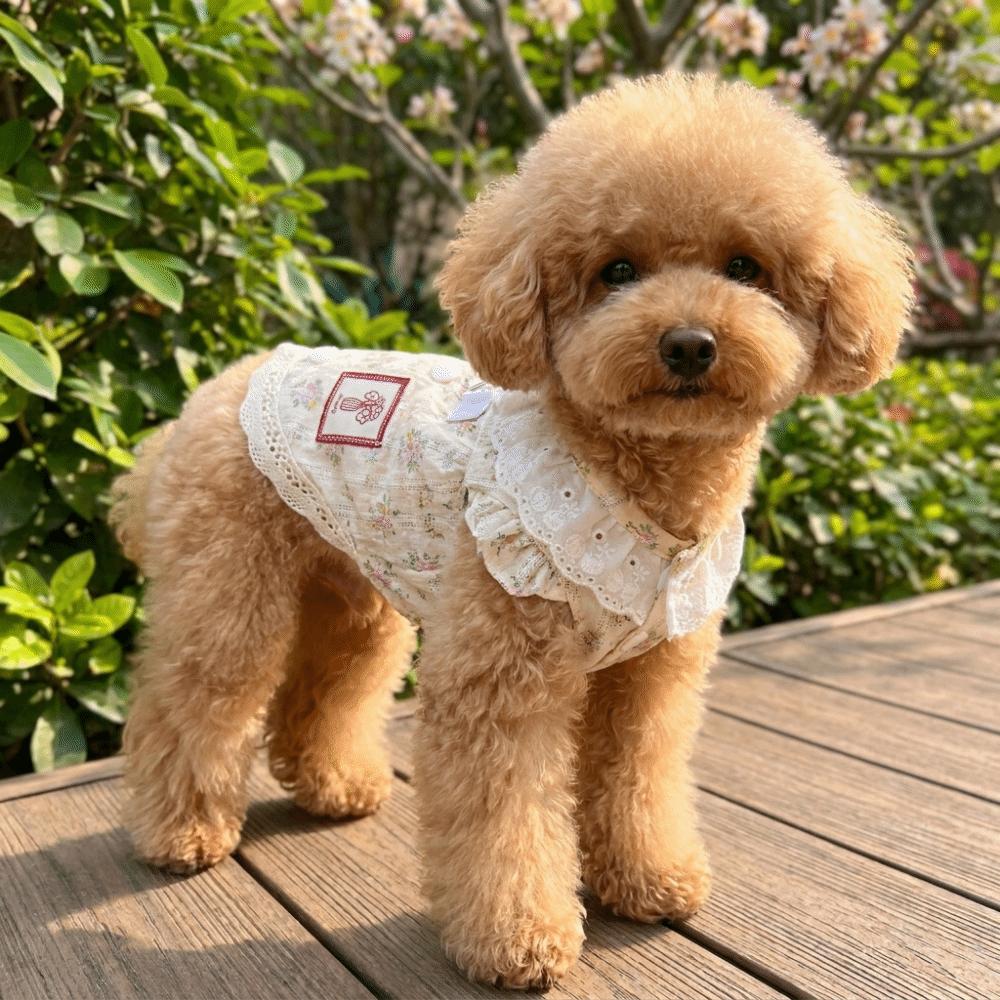 Soft Dog Cooler Clothes Cotton Puppy Skirt Cute Summer Pet Costume Pets