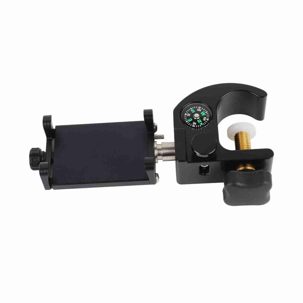 Зажим для столба для сбора данных с компасом и держателем для телефона Универсальный портативный зажим для столба GPS RTK