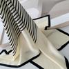 Accessories Bag Decoration Wraps Striped Korean Style Scarves Printed Scarf Silk Scarf Female Shawl