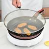 Экран от брызг, эргономичная ручка, нержавеющие сковороды из нержавеющей стали, сетка с защитой от распыления для кухни