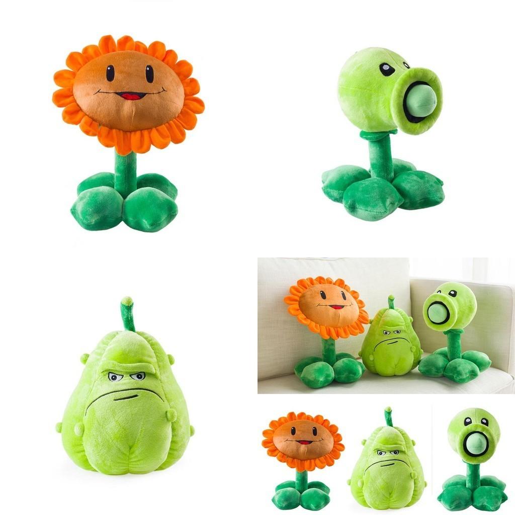 Premium Quality Plants Vs. Zombies Sunflower Melon Peas Plush Toy Soft Stuffed Doll Perfect For Kids