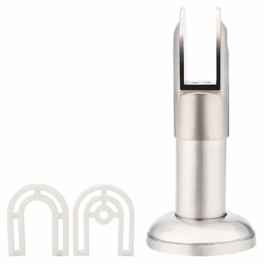 Adjustable Support Foot Stainless Steel Partition Bracket Secure Partition Hardware Bathroom
