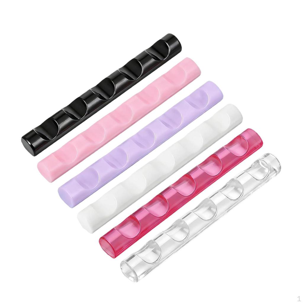 6Pcs Bar Pen Holders Nail Brush Holder Compact Acrylic Art Painting Stand for DIY