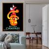 Bitter Campari винтажный постер с принтом еды и напитков, настенные художественные фотографии, реклама алкоголя, холст, живопись, ресторан, бар, домашний декор