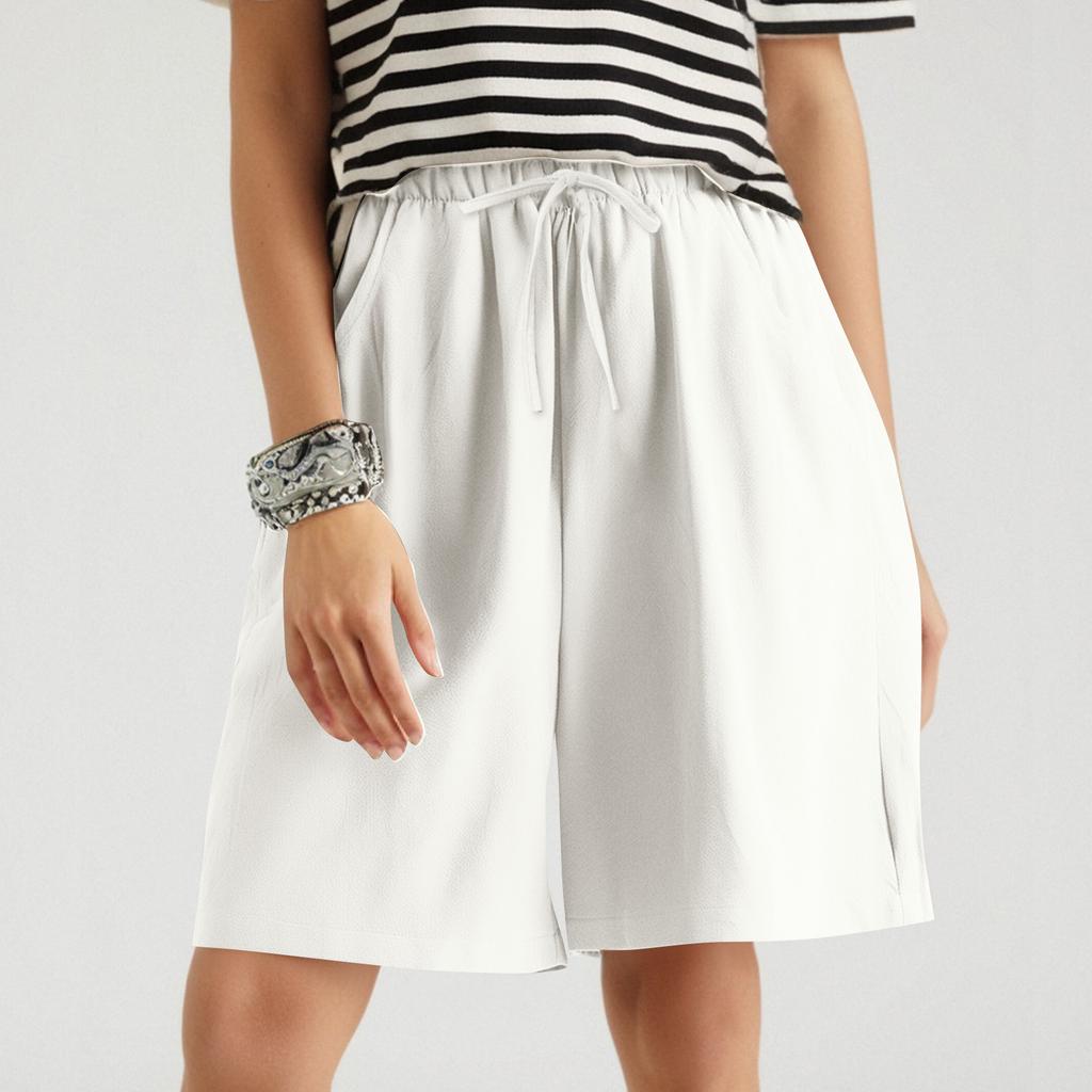 Подростковые шорты из мягкого хлопкового льна с карманами, мягкие застежки на пуговицы, без молнии, облегающие шорты