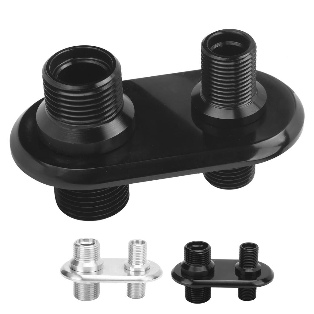 Firewall Bulkhead Heater Bulkhead Car 2‑Port Air Conditioner Bulkhead Connector  Modification Replacement for Hot Rod