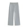Gray Drawstring Sweatpants Women's Spring and Autumn New Straight Sweatpants