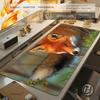 HYBXAXC Flowers fox Mouse Pad Large MousePad XXL PC Gaming Rubber carpet Lock Desk Mat Computer mouse Gamers phone work office