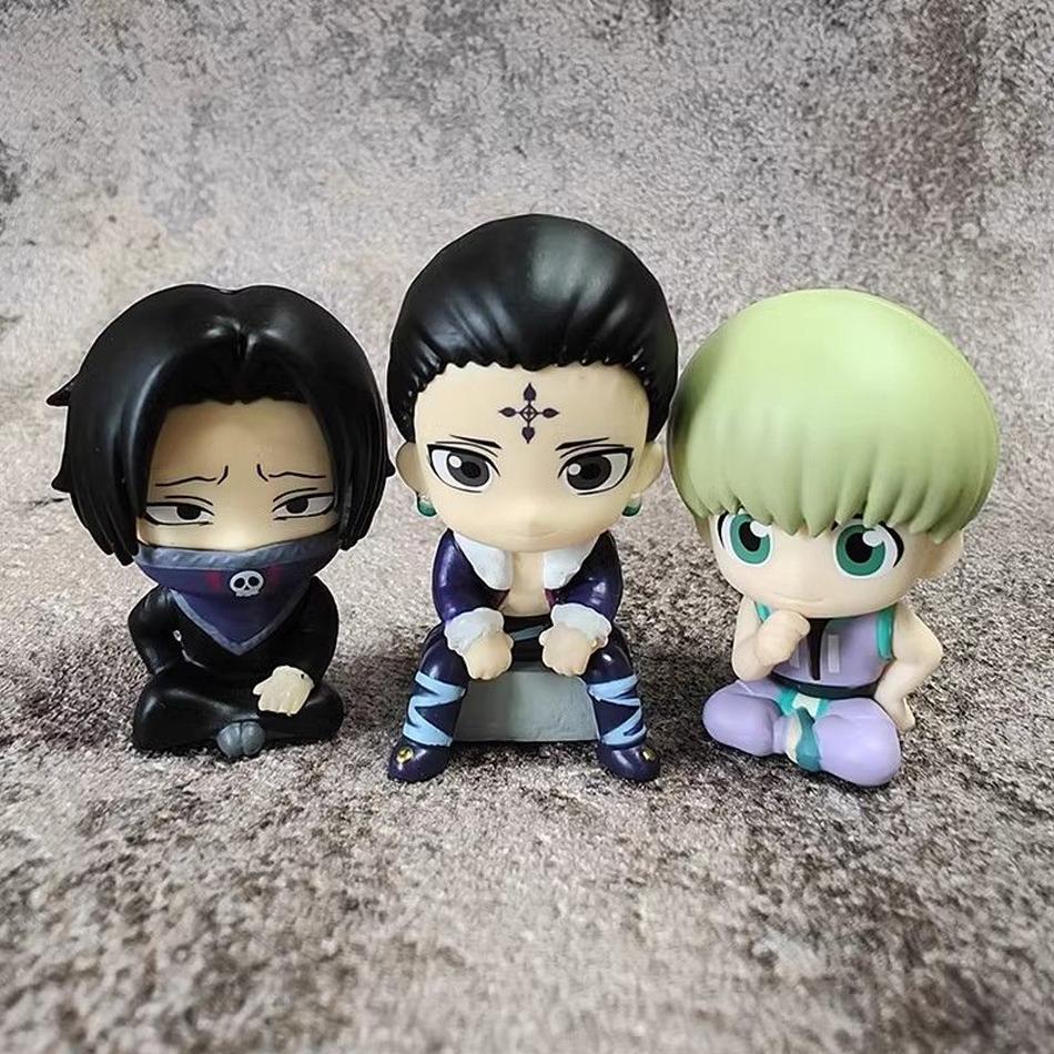 4-8pcs/set Aixlan GON FREECSS Figure Q Version HUNTER X HUNTER Action Figure in PVC Amine Christmas Gift Collectable Statue