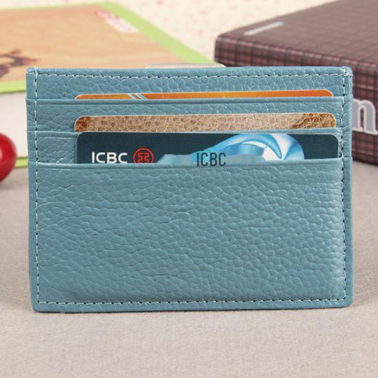 Кошелек из натуральной кожи для водительских прав и кредитных карт – ультратонкий кошелек из коровьей кожи для монет и кредитных карт