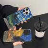 Чехол для телефона Винсент Ван Гог Арт Для iPhone 16 15 17 Pro 11 12 13 14 Pro Max Plus Мягкий силиконовый чехол-оболочка с волнами