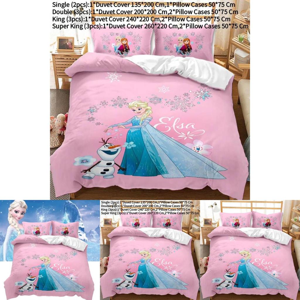 Замороженный Фланелевый Комплект Пододеяльника Для Декора Спальни И Подарка