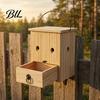 Wooden Bee Trap Carpenter for Outside Hanging Eco-Friendly Control Safe Outdoor Wasp