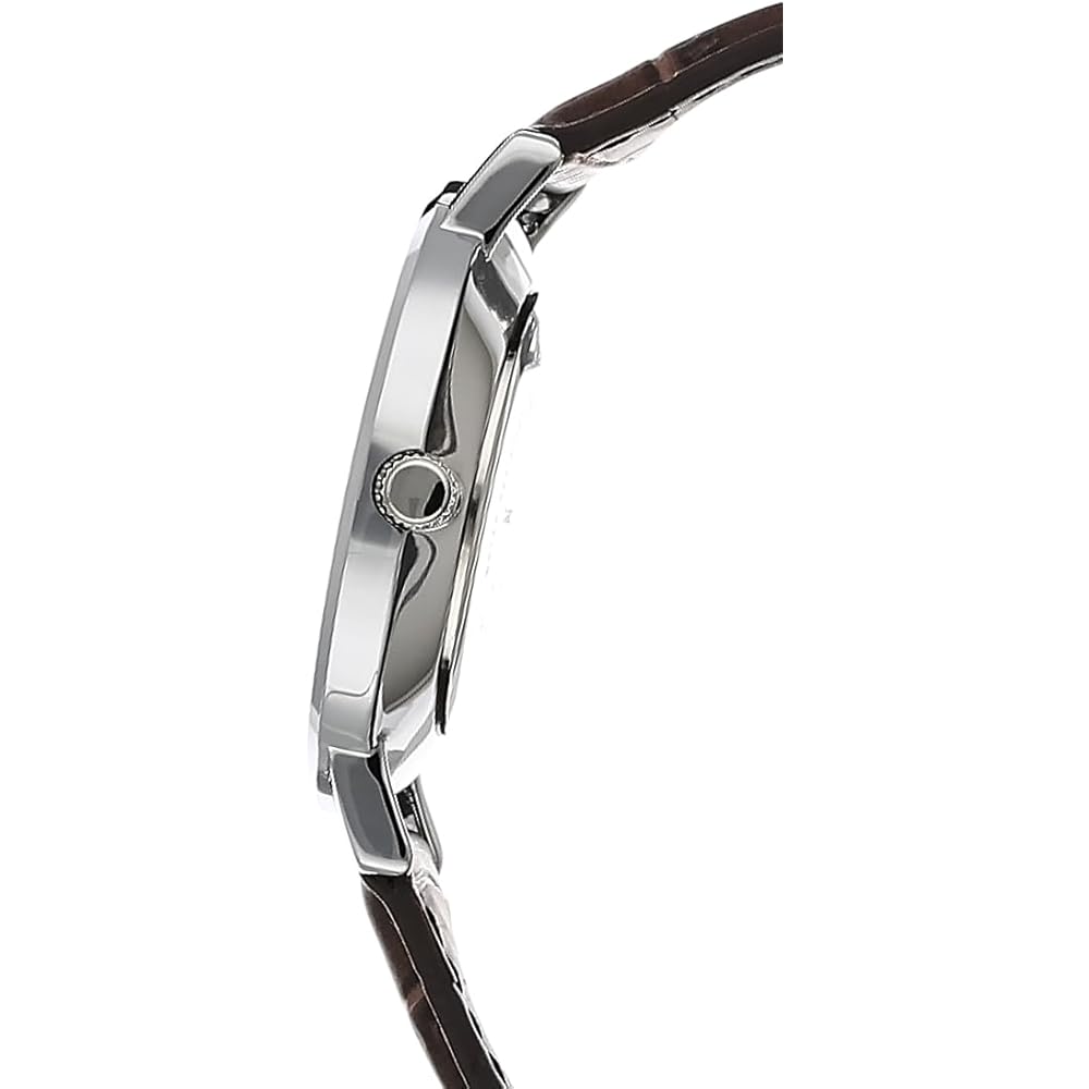 Casio MTP-VT01L-2B Мужские Аналоговые Часы Минималистичный Синий Циферблат Коричневый Кожаный Ремешок Серебристый Кварцевый Механизм