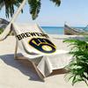 "Brewers Logo with Baseball Design" Patterned beach towel quick dry perfect for travel outdoor sports jogging the beach and swimming