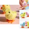 Fluffy Wind-up Chicken Dance Clockwork Plush Kids Toy