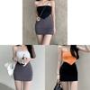 Summer Womens Bodycon Skirt With Zipper And Stretch Polyester For Casual Wear