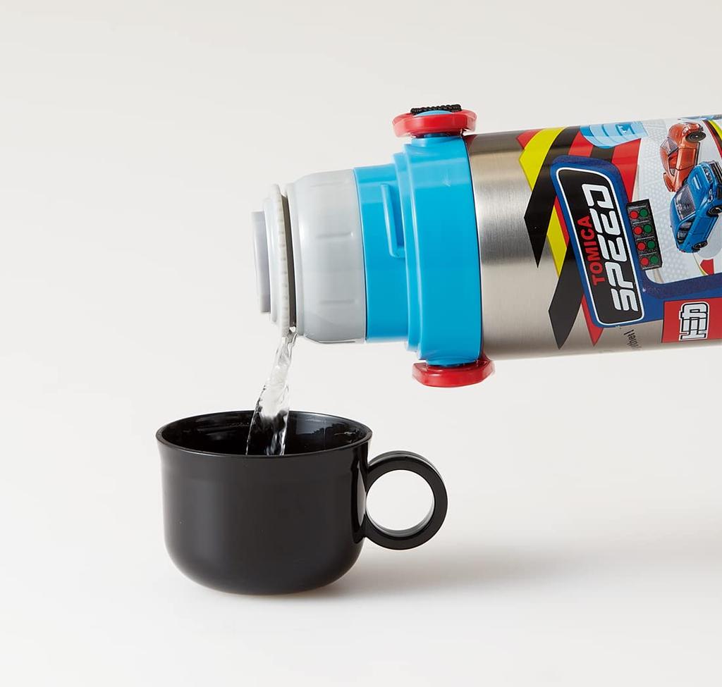 Skater Бутылка для воды из нержавеющей стали для питья 580 мл, чашка для питья 570 мл, легкая бутылка для воды для мальчиков Tomica 23, спортивная бутылка для милых детей