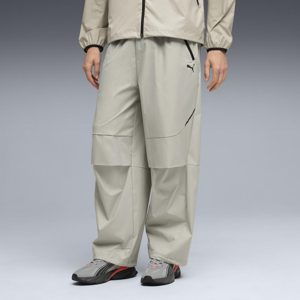 Puma Брюки спортивные ветрозащитные водоотталкивающие влагоотводящие защита от солнца функциональные тканые спортивные длинные брюки унисекс 636862-61