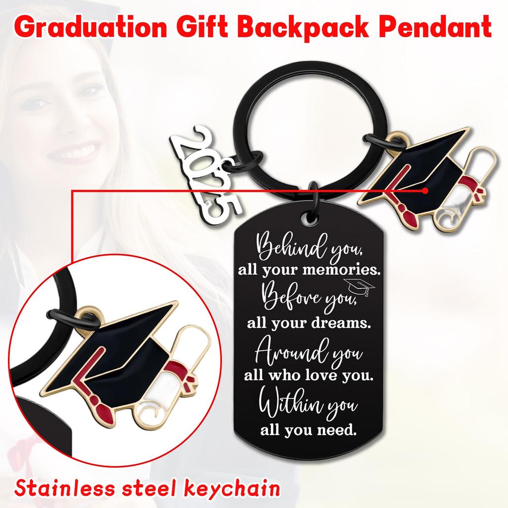 Брелок для ключей «Выпускной сезон» из нержавеющей стали, подарочный брелок для рюкзака на выпускной