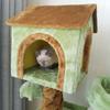 Luxury Pet Cat Tree House Condo Furniture Multi-Layer Cat Tree with Ladder Toy Scratching Post for Cat Climbing