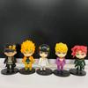 5pcs/set Anime Q Version Josuke Kujo Jotaro Figure Jojo Bizarre Adventure Figure Model Toys