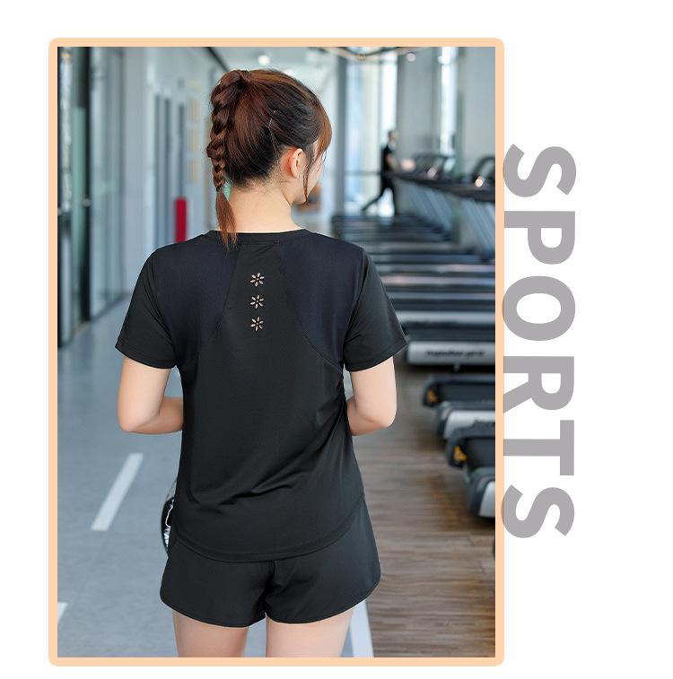 Plus Size Women's Mesh Short Sleeve Sport Top - Breathable Yoga, Gym, Running Cover-up